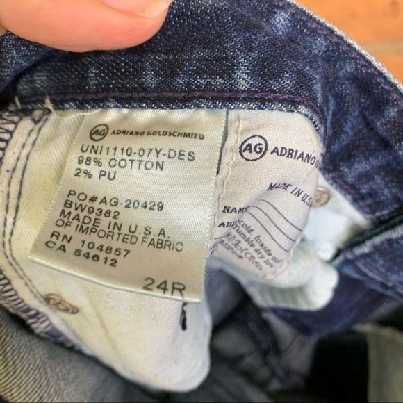 AG Jeans Adriano Goldschmied Stilt Cigarette Distressed Jeans 24R - Picture 7 of 13
